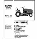 Manuel de pièces tracteur Craftsman 944.601090