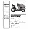 Craftsman Tractor Parts Manual 944.60433