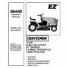 Craftsman Tractor Parts Manual 944.600051