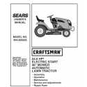 Craftsman Tractor Parts Manual 944.600230