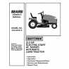 Craftsman Tractor Parts Manual 944.600810