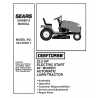 Craftsman Tractor Parts Manual 944.600811