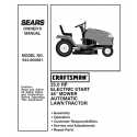 Craftsman Tractor Parts Manual 944.600881