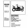 Manuel de pièces tracteur Craftsman 944.601151