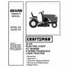 Manuel de pièces tracteur Craftsman 944.601181