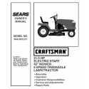 Manuel de pièces tracteur Craftsman 944.601211
