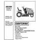 Manuel de pièces tracteur Craftsman 944.601270