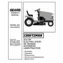 Craftsman Tractor Parts Manual 944.602051