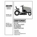 Manuel de pièces tracteur Craftsman 944.602051