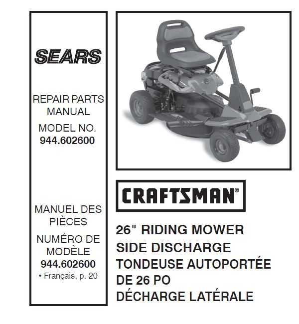 Craftsman lawn mower tractor parts best sale
