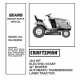 Craftsman Tractor Parts Manual 944.602630
