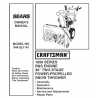 Craftsman snowblower Parts Manual 944.521141