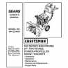 Craftsman snowblower Parts Manual 944.524450