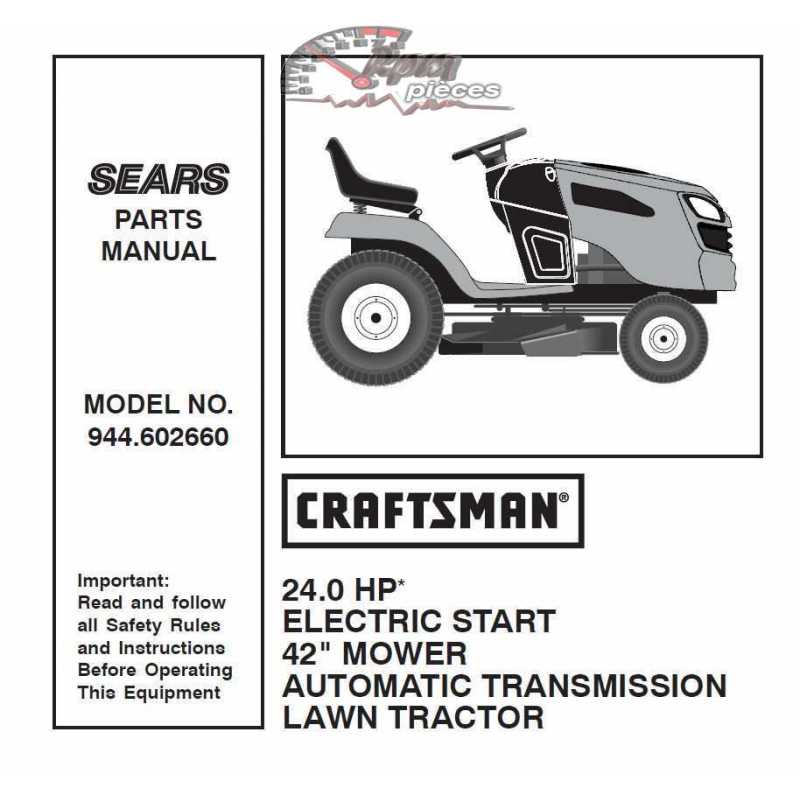 Sears Craftsman Lawn Mower Parts List : Craftsman Lawn Mower Parts