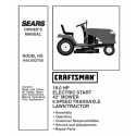 Craftsman Tractor Parts Manual 944.602750