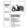 Craftsman Tractor Parts Manual 944.602750