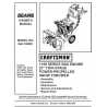 Craftsman snowblower Parts Manual 944.103251