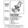 Craftsman snowblower Parts Manual 944.103252