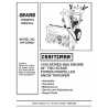 Craftsman snowblower Parts Manual 944.529821