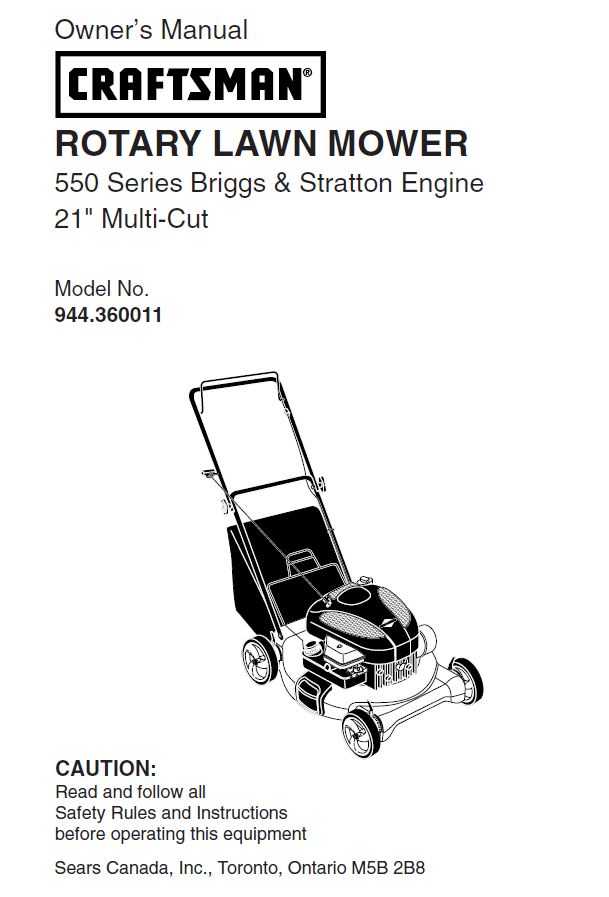 Craftsman Push Mower Parts Canada | Bakemotor.org