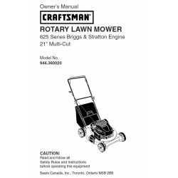 Craftsman lawn mower parts Manual 944.360020