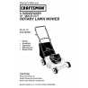 Craftsman lawn mower parts Manual 944.360010