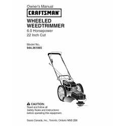 Craftsman lawn mower parts Manual 944.361065