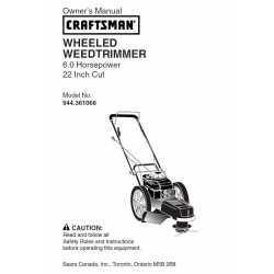 Craftsman lawn mower parts Manual 944.361066