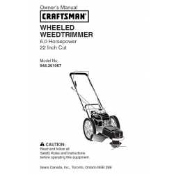 Craftsman lawn mower parts Manual 944.361067