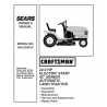 Craftsman Tractor Parts Manual 944.604910