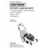Craftsman lawn mower parts Manual 944.101760