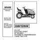 Manuel de pièces tracteur Craftsman 944.603630