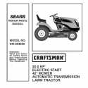 Craftsman Tractor Parts Manual 944.603650