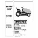 Manuel de pièces tracteur Craftsman 944.603900