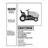 Manuel de pièces tracteur Craftsman 944.603901