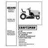 Craftsman Tractor Parts Manual 944.604010