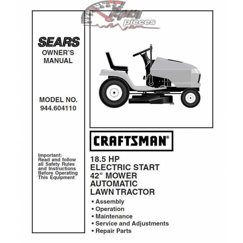Sears garden tractor cheap parts