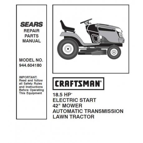 Craftsman tractor repair outlet