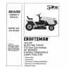 Craftsman Tractor Parts Manual 944.604582