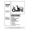 Manuel de pièces tracteur Craftsman 944.604870
