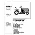 Craftsman Tractor Parts Manual 944.604881