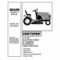 Manuel de pièces tracteur Craftsman 944.604931
