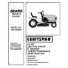 Manuel de pièces tracteur Craftsman 944.604960