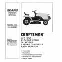 Craftsman Tractor Parts Manual 944.605021