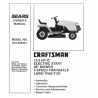 Manuel de pièces tracteur Craftsman 944.605021