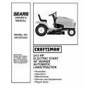 Manuel de pièces tracteur Craftsman 944.605060