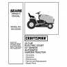 Craftsman Tractor Parts Manual 944.605080