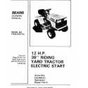 Craftsman Tractor Parts Manual 944.605120