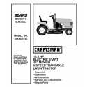 Craftsman Tractor Parts Manual 944.605150