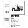 Craftsman Tractor Parts Manual 944.605150